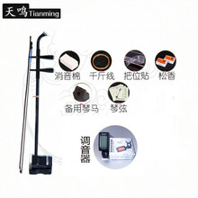 天鸣（Tianming）苏州二胡蟒皮铜轴木轴琴成人儿童初学演奏二胡民族乐器二胡包 琴#【木轴)苏州二胡+调音器+】