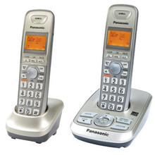 松下（Panasonic）数字无绳电话机子母机家用办公无线电话座机单机来电显示固话 松下4221升级版带答录信号增强双机
