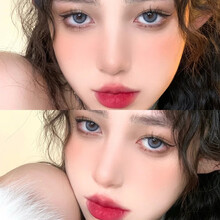 EYEWISH年抛2片装美瞳欧美混血彩色隐形眼镜彩色自然款美瞳半年抛大小直径学生党布偶甜心0度 布偶甜心14.2mm 0