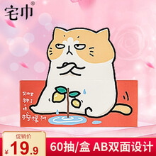 宅巾小红盒一次性特厚洗脸巾干湿两用擦脸巾珍珠纹洁面巾加厚抽取式珍珠纹棉柔巾洗脸巾美容洁面巾硬盒 【种柠檬树一盒】