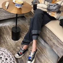 幸孕佳儿 孕妇裤春秋季薄款托腹裤子外穿宽松休闲裤螺纹下摆毛呢萝卜裤哈伦裤秋孕妈怀孕期秋天外出裤子 深灰色 M