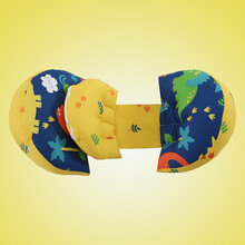 孕妇枕护腰枕侧卧枕孕妇枕头侧睡枕靠垫用品 多功能抱枕 小恐龙(可调节)