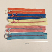 忙碌屋早教0至3岁宝宝儿童自制忙碌板diy配件玩具洞洞板 拉链一条颜色随机有需要 可备注颜色1