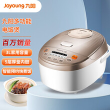 九阳（Joyoung）电饭煲 电饭锅 3L 3-4人迷你家用小饭煲 智能预约一键快饭 不粘内胆 JYF-30FE08