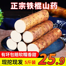 铁棍山药 沙土新鲜蔬菜 产地直发 3斤装
