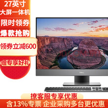 戴尔（DELL） OptiPlex7770升级款7780 27英寸高端商用游戏台式一体机 i9-10900 32G 2T+512G固态 定制 GTX1650-4G独显  升降支架