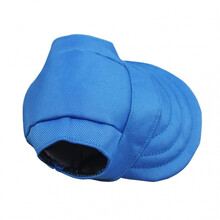 宠物比熊泰迪帽子棒球帽子网红帽子狗狗帽子可爱法斗帽子头饰 蓝色 S码建议6斤内