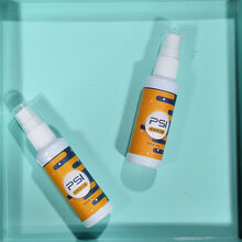 家用眼镜清洗剂眼镜水清洁液喷雾清洗剂屏幕除尘护理镜片 橙黄2瓶 +1张布