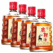北京同仁堂 三鞭酒 牛鞭驴鞭鹿鞭酒男性滋补酒人参片酒枸杞酒中老年人养生酒 鹿鞭酒125ml*4瓶