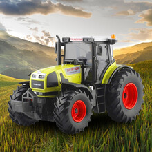 彩珀成真1:32电动玩具工程车农用车儿童仿真汽车模型男孩大号拖拉机车头CP6001N-24