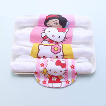 隔汗巾0一6岁儿童用吸汗巾奥特曼儿童吸汗巾1-5岁小学生宝宝纯棉垫背巾卡通奥特曼中大童男童女童隔汗巾 图案1 1--5岁/4层薄款