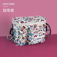 婴儿车挂包宝宝手推车挂钩多功能童车收纳储物袋bb车伞车置物篮架 独角兽