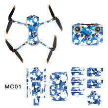 适用于大疆Air 2S贴纸Mavic机身遥控器贴膜全包围碳纤荧光防水贴无人机配件 大疆Air 2S MC01贴纸