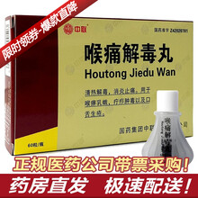 中联 喉痛解毒丸 60粒/盒 1盒