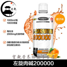 左旋肉碱100000cla十万200000左旋右碱 左旋20万【100天量-橙子味-6支蛋白棒+量杯】
