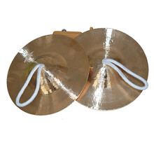 响铜大中小京镲金钹水镲铪子15 17 20小铜擦成人腰鼓钗铙钹 30CM响铜大帽镲一副