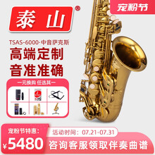 泰山（TAISHAN MADE）6000 降e调中音萨克斯风管乐器 初学 专业 考级 成人演奏 TSAS-6000中音专业演奏（经典款）