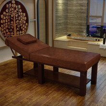 达洛优美容床按摩床美容院专用推拿纹绣理疗全套家用带洞折叠火疗床艾灸 套餐二：床+凳子 185*70 灰色绒布 80方腿