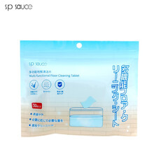 SP SAUCE 地板拖地清洁片家用清香护理去污增亮多效瓷砖地砖清洗清洁剂  3袋90片