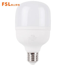FSL灯泡家用LED光源节能灯柱形球泡E27大螺口20W白光6500K光辉