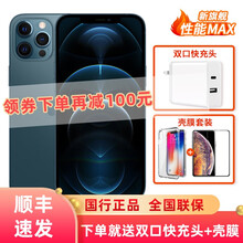 Apple 苹果 iPhone 12 Pro Max 双卡双待手机 移动联通电信5G 海蓝色 128G 标配套装