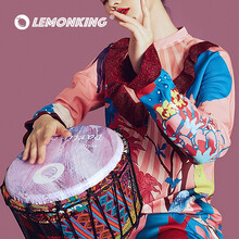lemonking非洲鼓儿童手鼓入门初学者手拍鼓幼儿园专用非洲鼓云南丽江演奏专业打击乐器8.5寸10 星空红色款-10