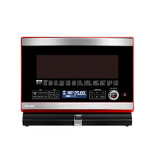 【京闪配送】东芝微波炉微蒸烤箱一体机A7光波炉家用平板式多功能变频微波炉 红色