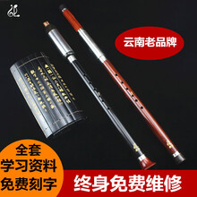 杉贝 SHANBEI 巴乌横吹竖吹演奏型乐器抖音同款 红木横吹降B调