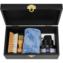 皮鞋保养套装 鞋油套装擦皮鞋保养护理套装真皮保养擦鞋神器黑色无色棕色皮鞋油 棕色鞋油套装