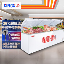 星星1388升卧式大冷柜 饭店食堂冷冻冷藏转换冰柜 餐馆餐饮冻货保鲜零下26度商用冰箱BD/BC-1388G