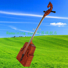 新品马头琴乐器 内蒙古乐器初学者马头琴厂家红木/黑檀指板马 虎皮纹提琴箱马头琴专业款浅色