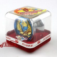 奥迪双钻火力少年王老款悠悠球溜溜球火力战士银电 收藏品 驼色 极速飞鹰-银球蓝