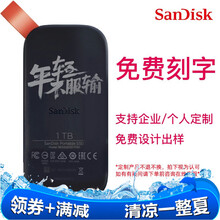 闪迪 500G移动硬盘1T 固态移动硬盘2T 极速Type-c双接口 USB3.1外置便携笔记本 E30 1T 激光定制