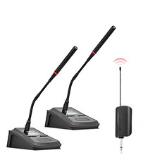 万利达MS-3001会议话筒麦克风直播远程教学视频会议一推二一拖一手机电脑专用设备广播喊话筒通用便携 双只会议麦MS-3002 官方标配