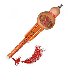 舒弗（LACHOUFFE）葫芦丝乐器初学c调降b调儿童入门初学者学生成人零基础自学胡芦丝 【凤尾竹彩线降B调】