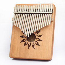 卡林巴琴17音拇指琴kalimba手指钢琴手指琴卡林巴21音卡林巴 21音桃花芯【音域更广】太阳神