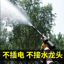 无线洗车机锂电池高压洗车水枪便携洗车机免插电清洗机家用洗车水泵大功率持久续航洗车神器 48VF强劲款续航120分钟加收纳箱