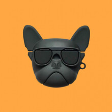 简宿华为荣耀Earbuds X1耳机保护套亲选earbudsx1耳机套硅胶软壳x1保护壳CE79真无 荣耀earbuds x1【黑色狗】