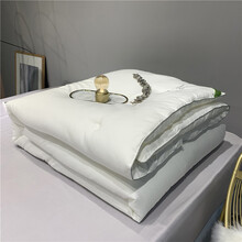 羊毛被春秋被全棉  德国科技人造羊毛绒被芯全棉面料贡缎被套柔软保暖春秋冬被子 德绒被芯 150*200CM春秋被(4斤)