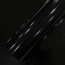 汽车精高光亮面改色膜贴纸改装车身内外饰全整车改色贴车贴膜 黑色【亮光】 1.5米*1米长