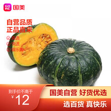 杞农优食山东寿光贝贝南瓜板栗味小南瓜约2个装约1斤 粉糯绵蜜 皮薄肉厚瓤