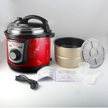 达洛优电压力锅双胆家用4L5L6L8L商用10L12L机械电高压锅饭煲小秋家 5L机械金边红单胆