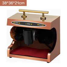 酒店大堂擦鞋机器全自动感应刷鞋机擦鞋器商用家用电动擦皮鞋神器TEAEGG定制 小号玫瑰金