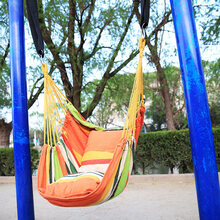 儿童秋千室内户外庭院房间卧室吊椅阳台摇篮床家用门框布袋荡秋千生日礼物抖音网红同款 户外套餐【糖果】+3米绑带+安全扣