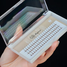 博主仙子毛网红款单簇假睫毛朵毛10mm 11mm自然c翘好看 焦糖棕色10mm 新品