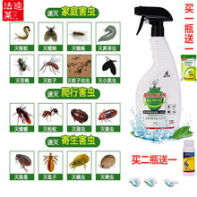 家用杀虫剂室内潮虫药除潮湿虫子房间卫生间灭蟑螂墙上床上小黑虫