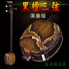 黑檀小三弦 中 大三弦乐器 苏州民族乐器专业演奏考级用琴 小三弦