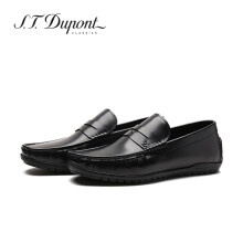 S.T.Dupont都彭男士皮鞋日常休闲流苏英伦开车鞋乐福鞋舒适懒人鞋L32275105 黑色 单层 37 欧码