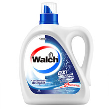 威露士（Walch）抗菌有氧洗衣液 原味 2L（6瓶/箱）