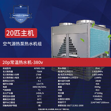 空气能1吨3吨10吨3匹5匹10p酒店宾馆工地工厂美容健身热水器商用YONNAILI定制 20匹单主机包运输+上门安装